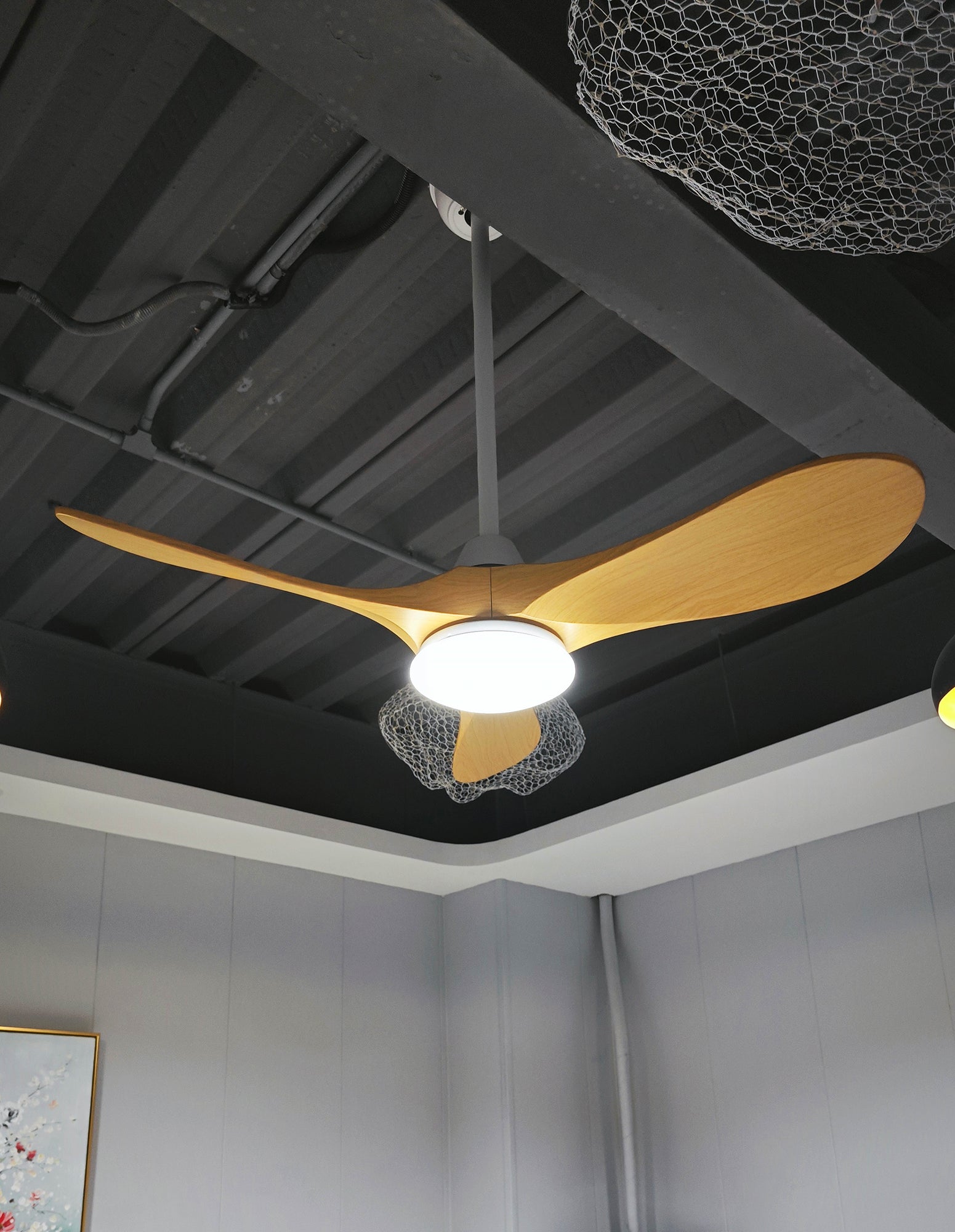 Modern ABS Ceiling Fan Light - Cueteks