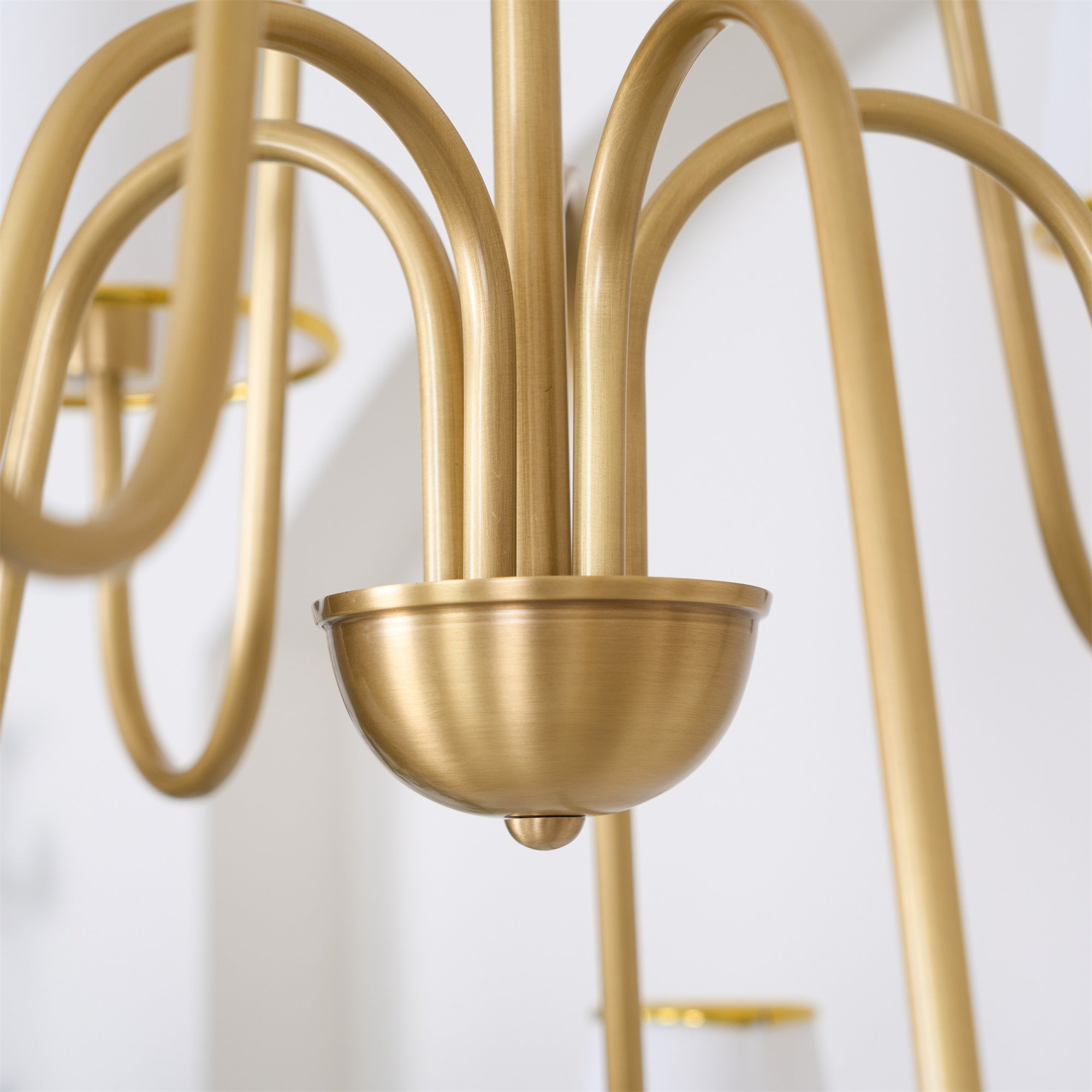 Gold Two-Tier Montreuil  Chandelier - Cueteks