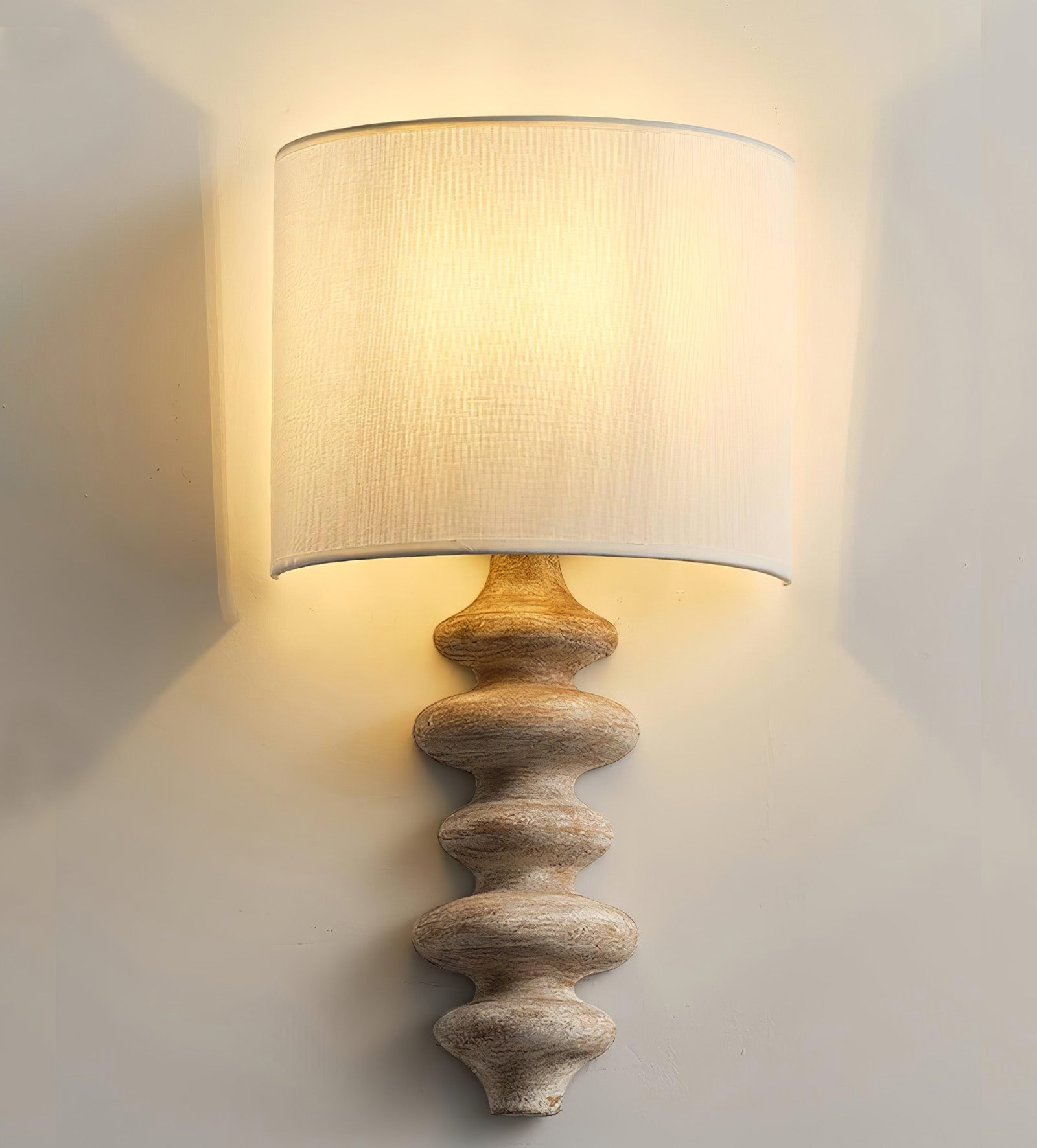 fishbone solid wood wall lamp - Cueteks