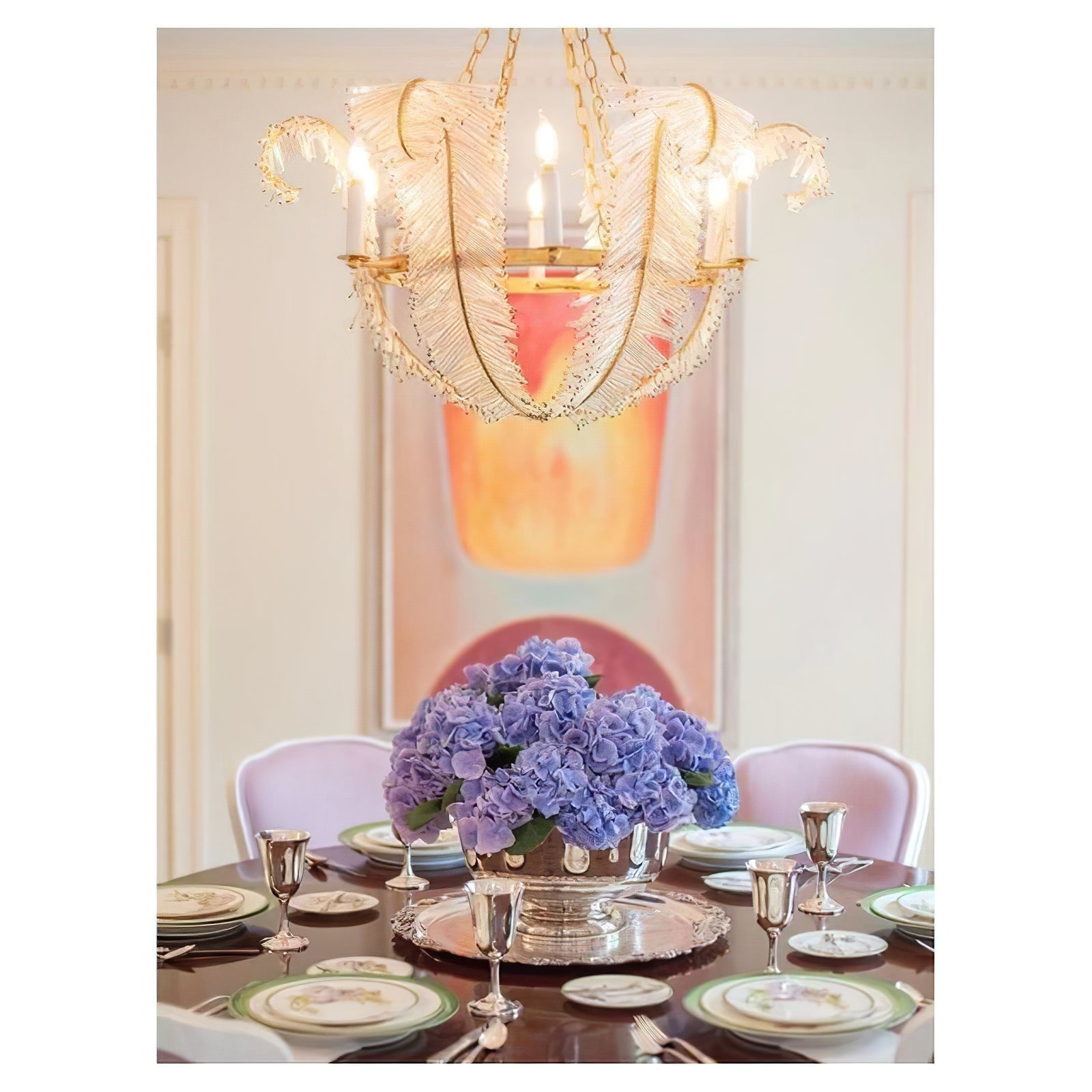 Calais Vintage Scroll Design Chandelier - Cueteks