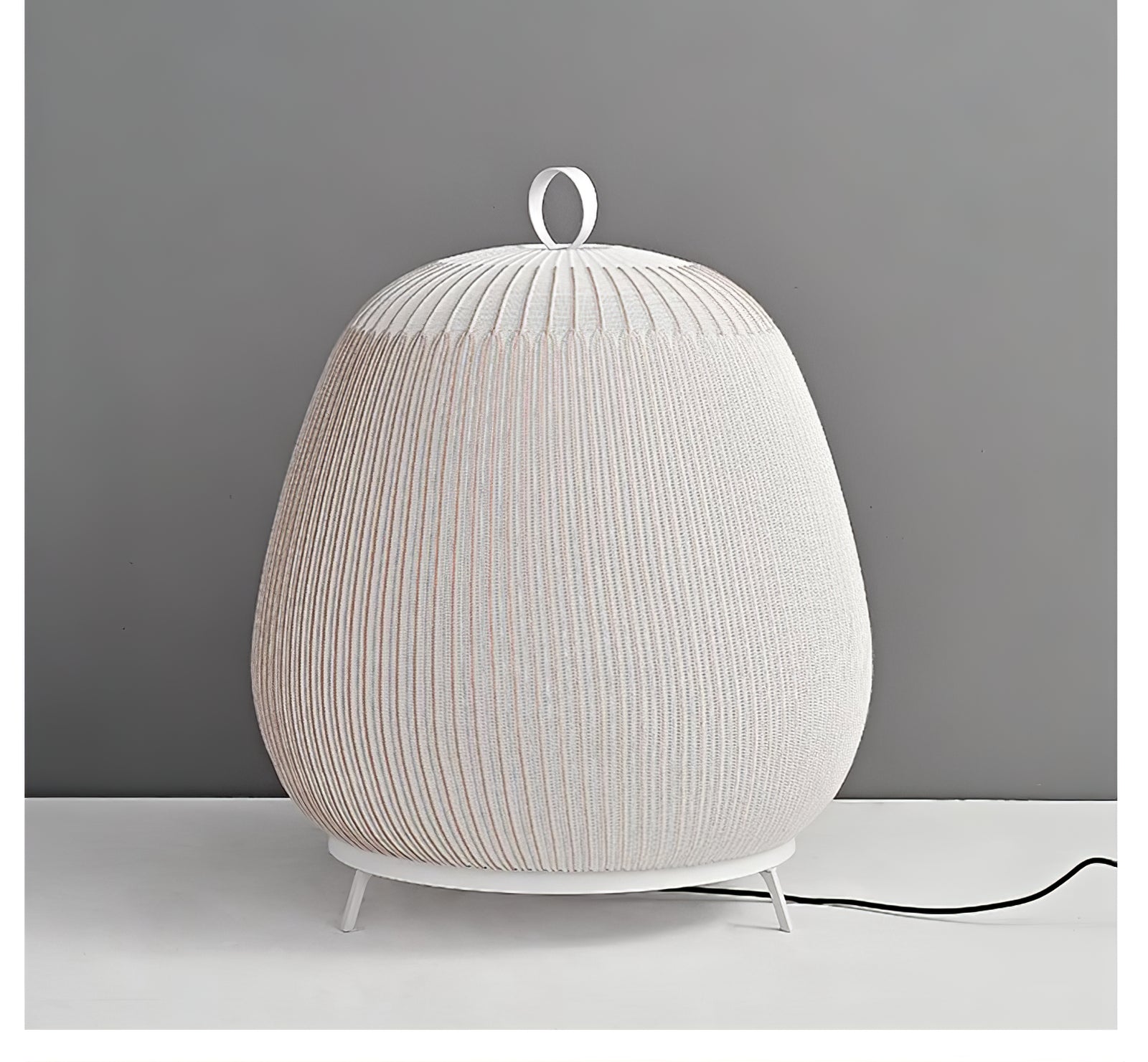 Textured Dome  Lantern Knit Table Lamp - Cueteks