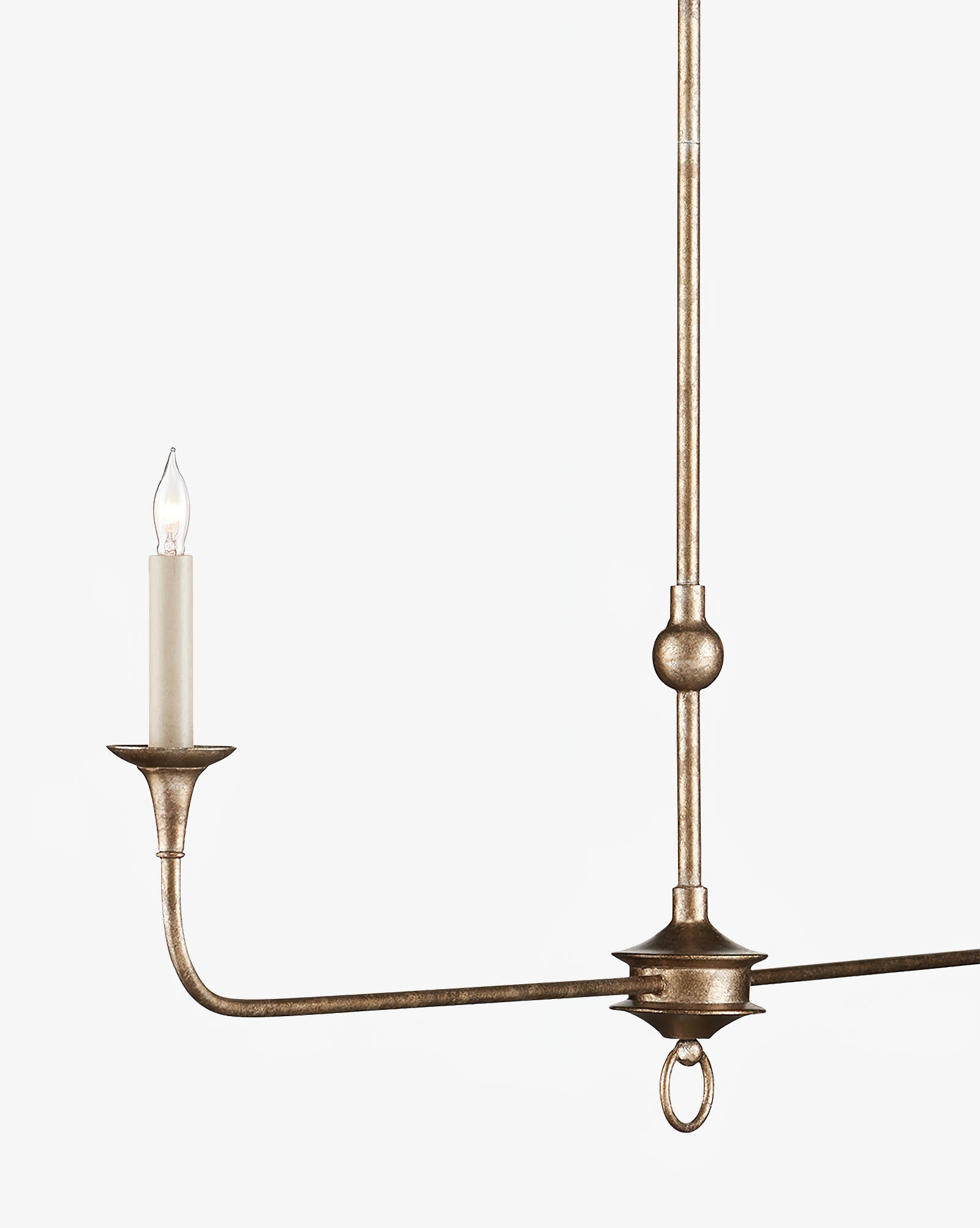 Elongated  Antique Chandelier - Cueteks