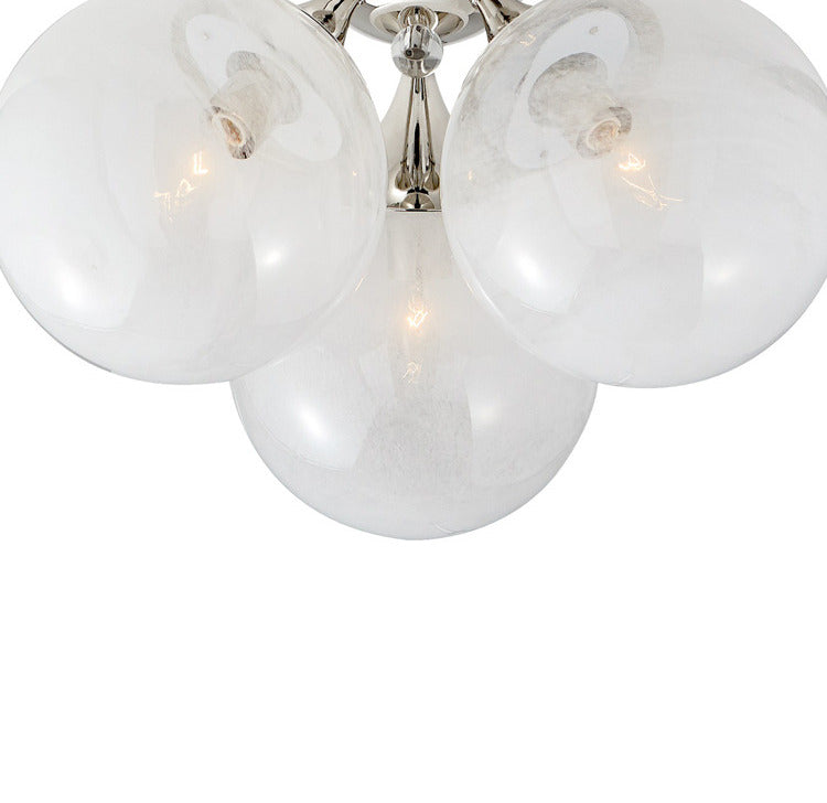 Cristol Large Triple Cloud Glass Ceiling light - Cueteks