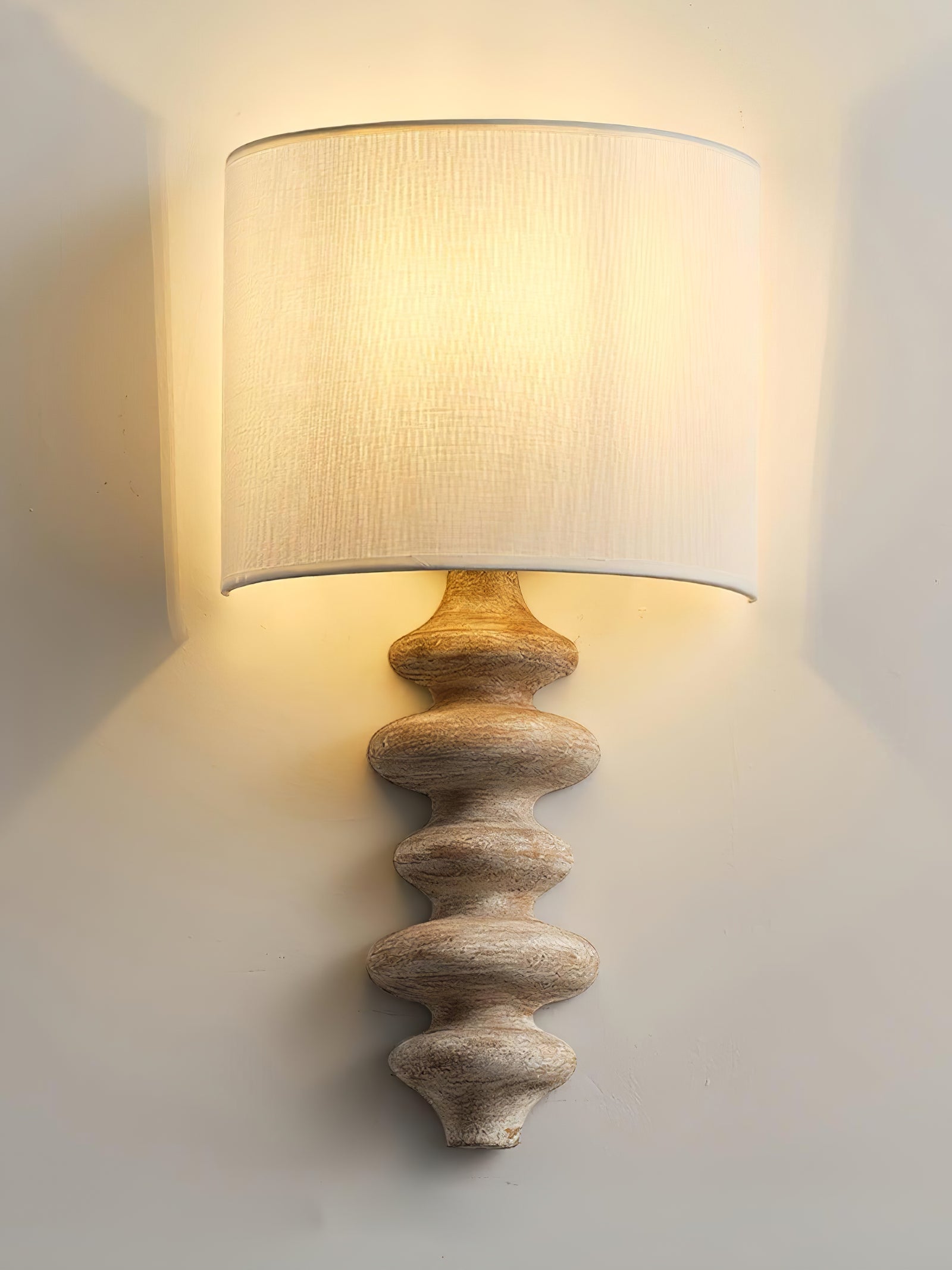 fishbone solid wood wall lamp - Cueteks