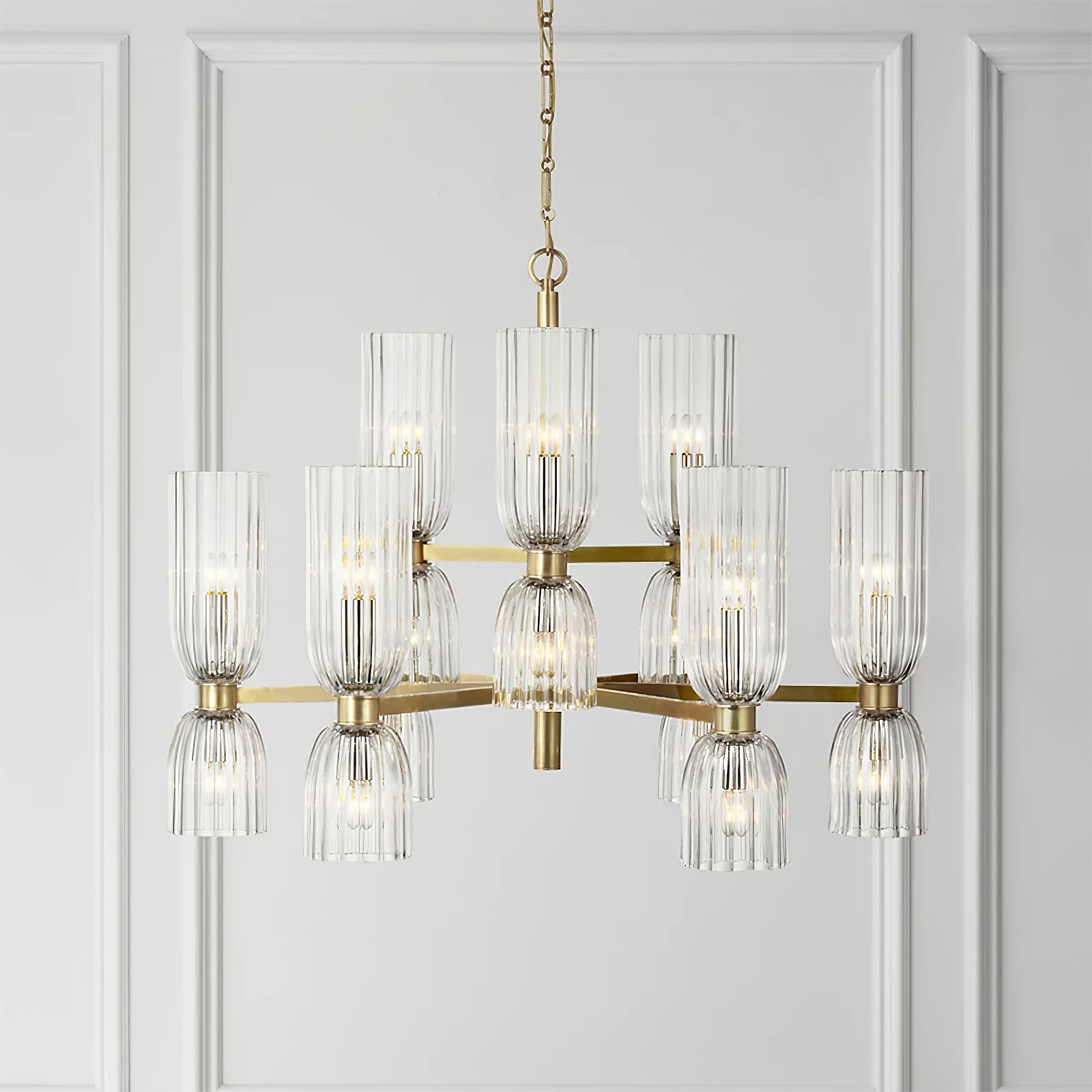 Asalea Double Layer Chandelier - Cueteks