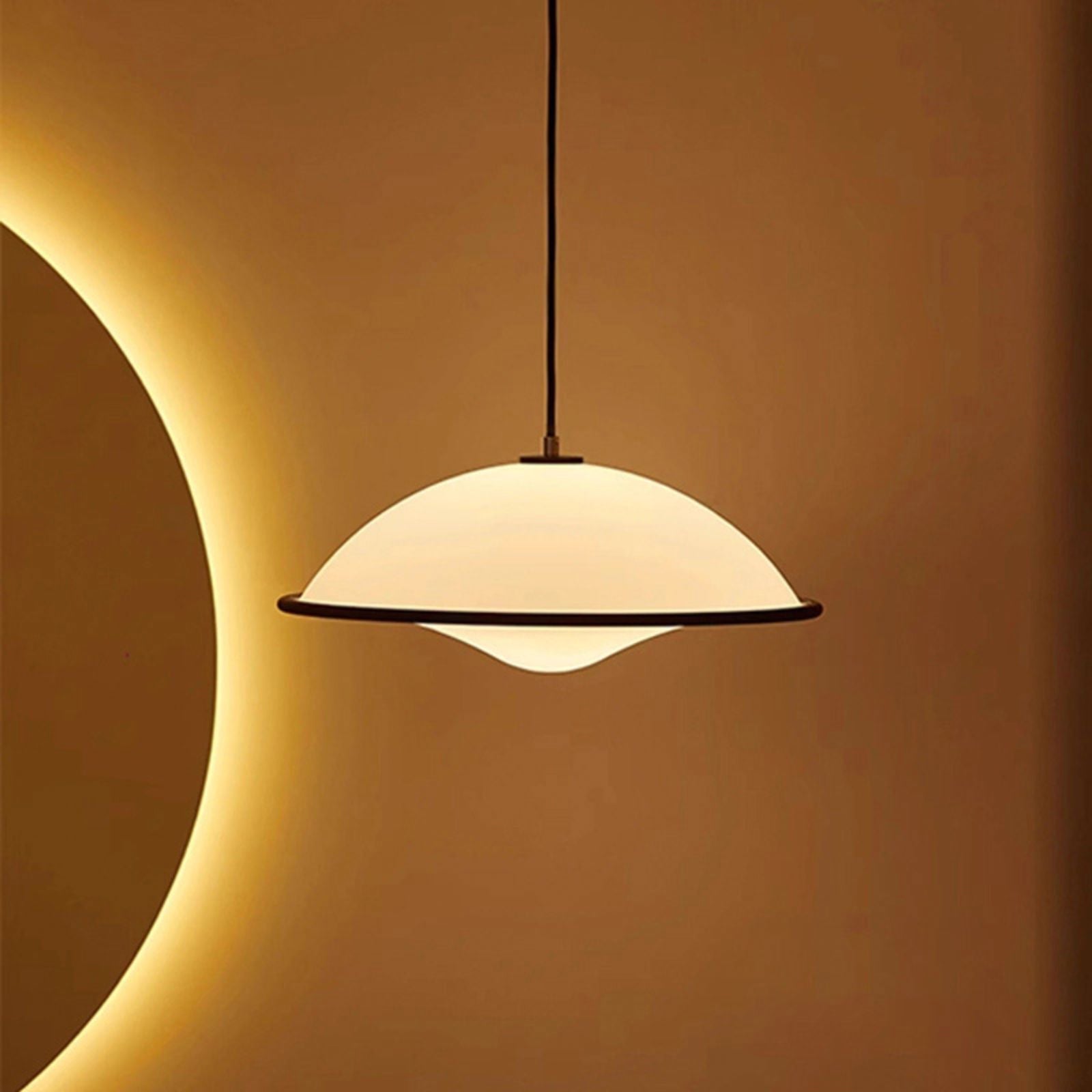 Acrylic Fontana Black Pendant Light - Cueteks