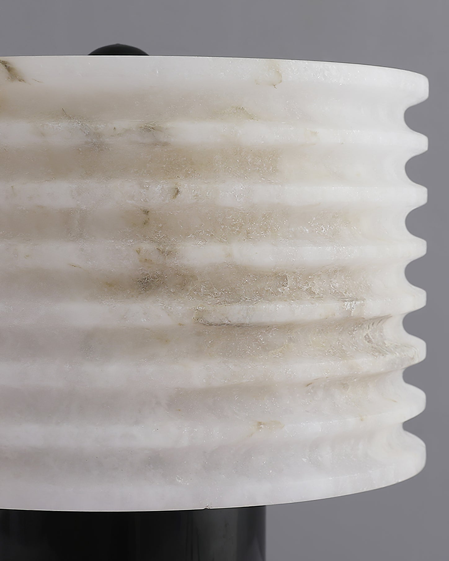 Luxury Black Alabaster Table Lamp - Cueteks