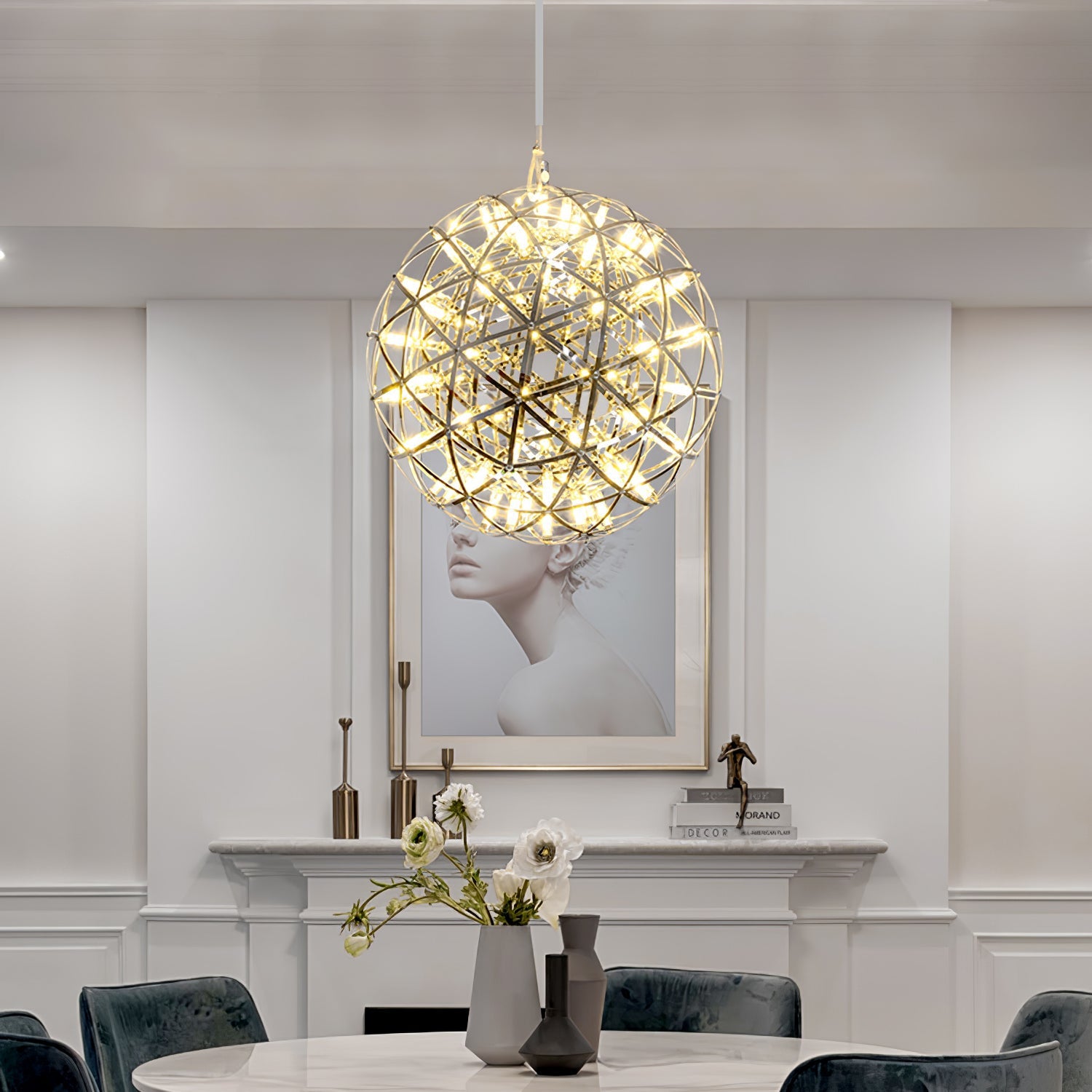 Raimond II Spherical Pendant Lamp - Cueteks