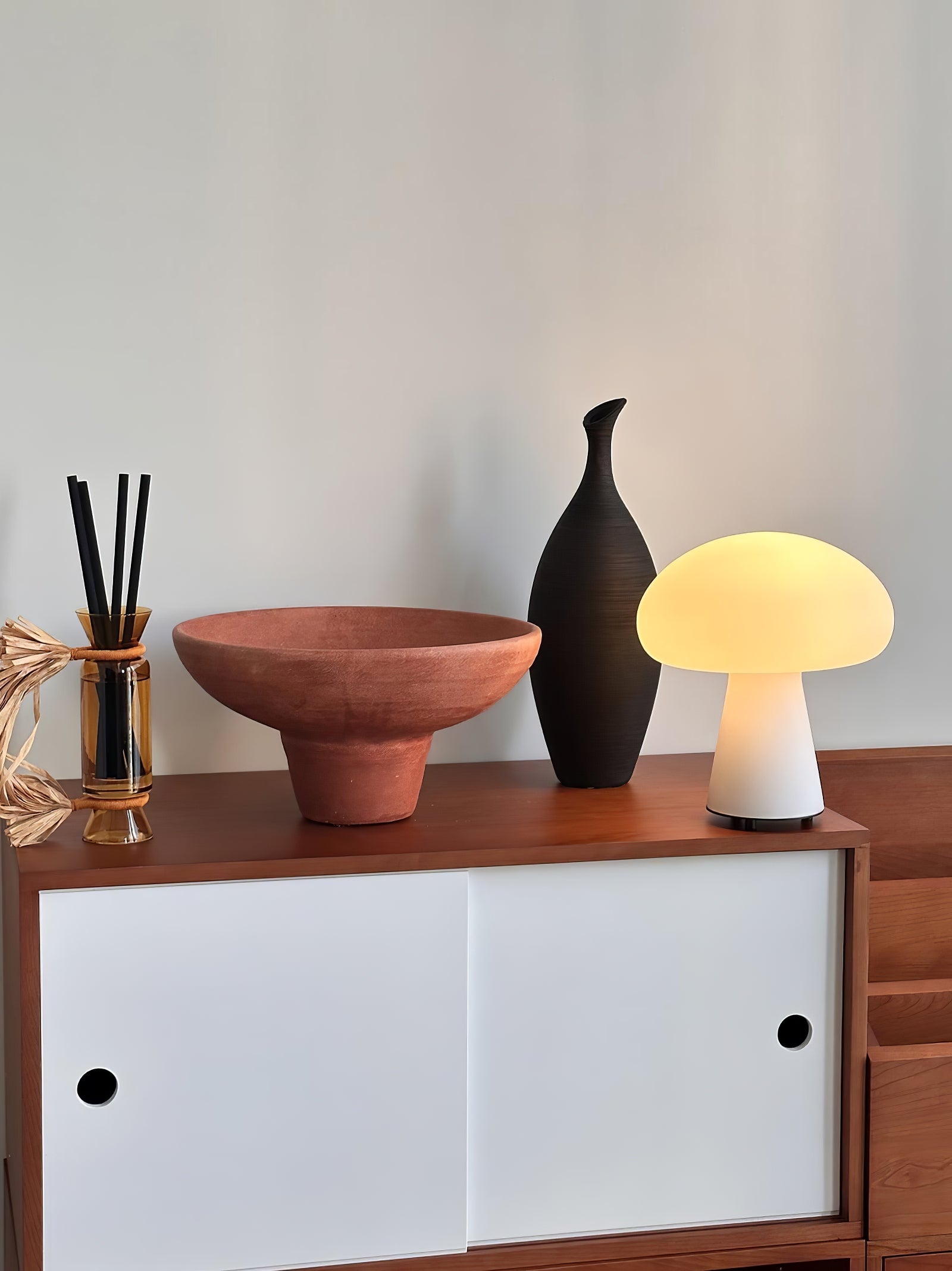 Obello Portable Mushroom Table Lamp - Cueteks