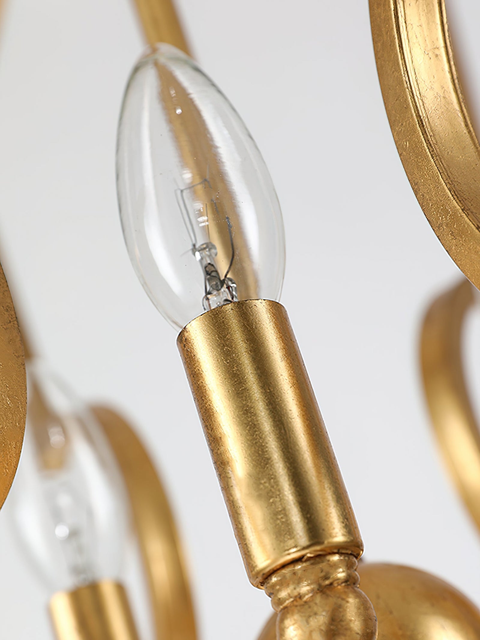 Rustic gold lantern chandelier - Cueteks