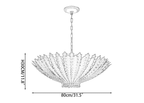 Lustre artistique moyen Hamptons