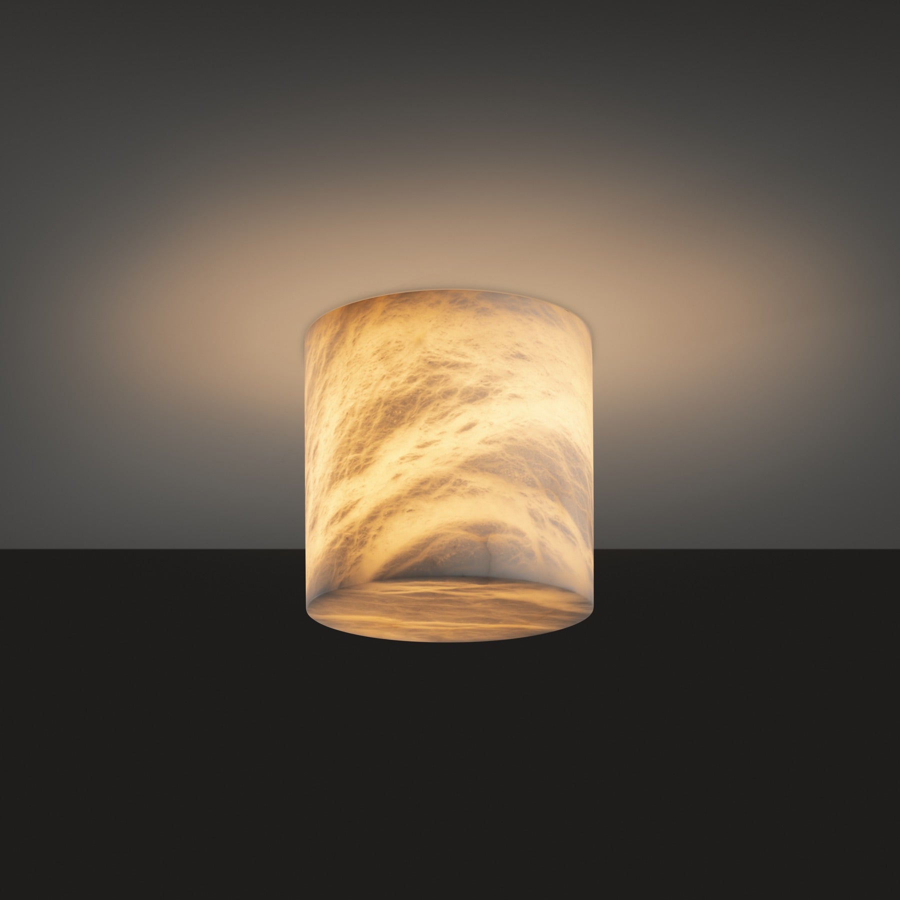 Small Alabaster Ceiling Light - Cueteks