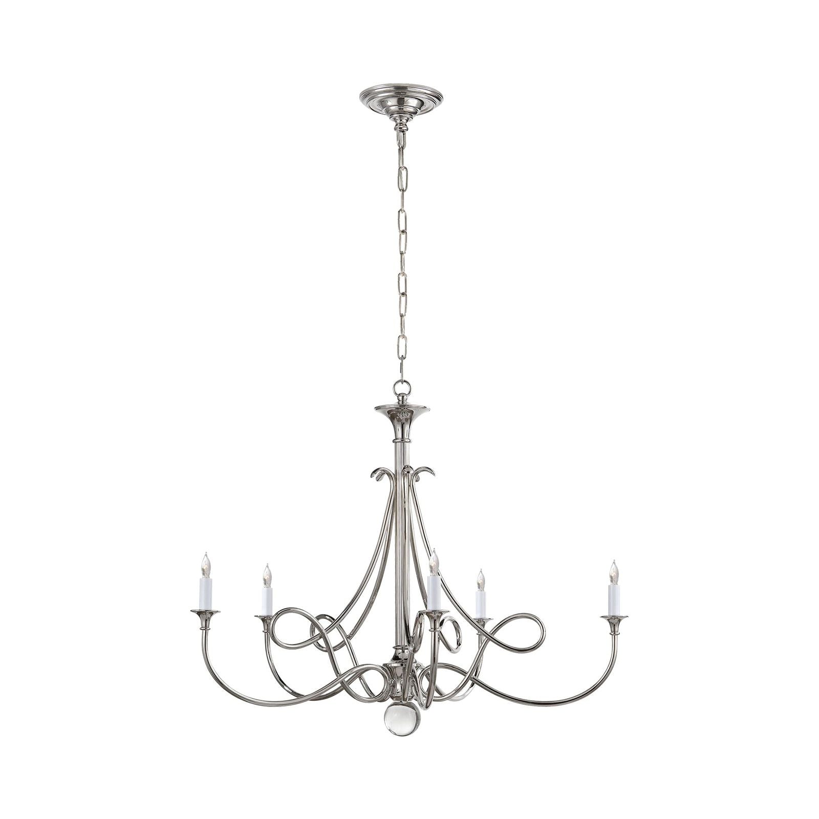 Large Twisted Loop Chandelier - Cueteks