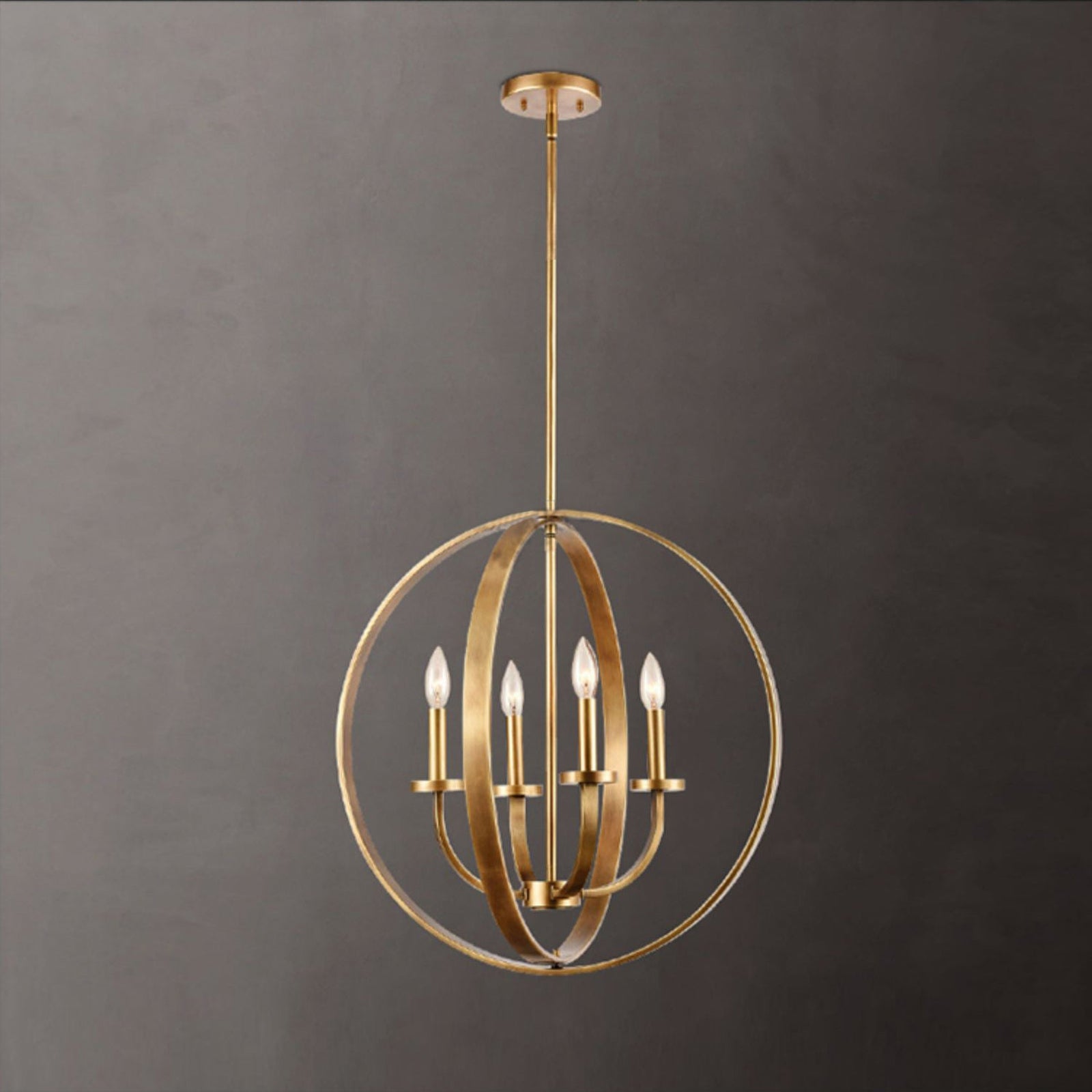 Modern cage chandelier - Cueteks