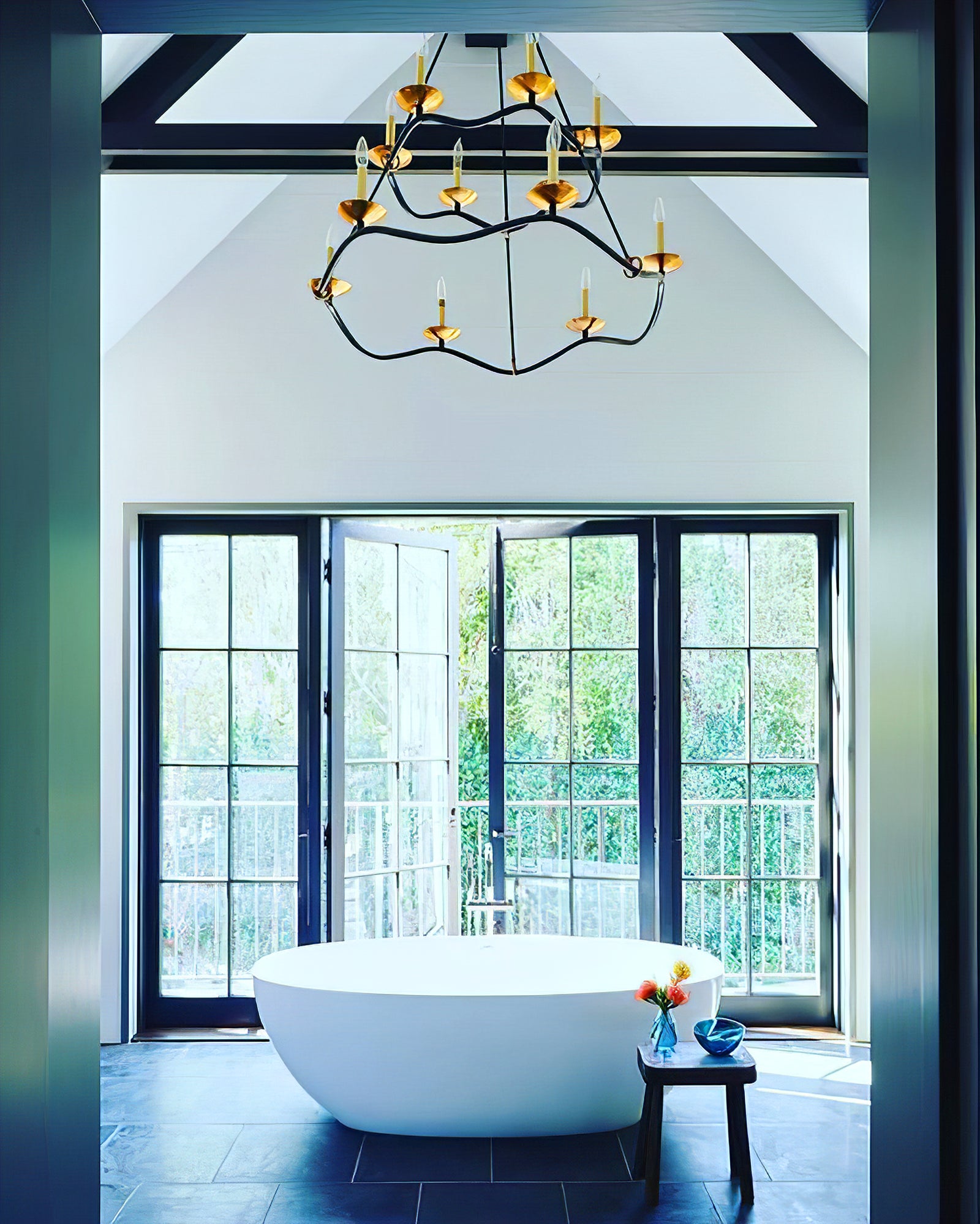 Choros Double Layer Chandelier - Cueteks
