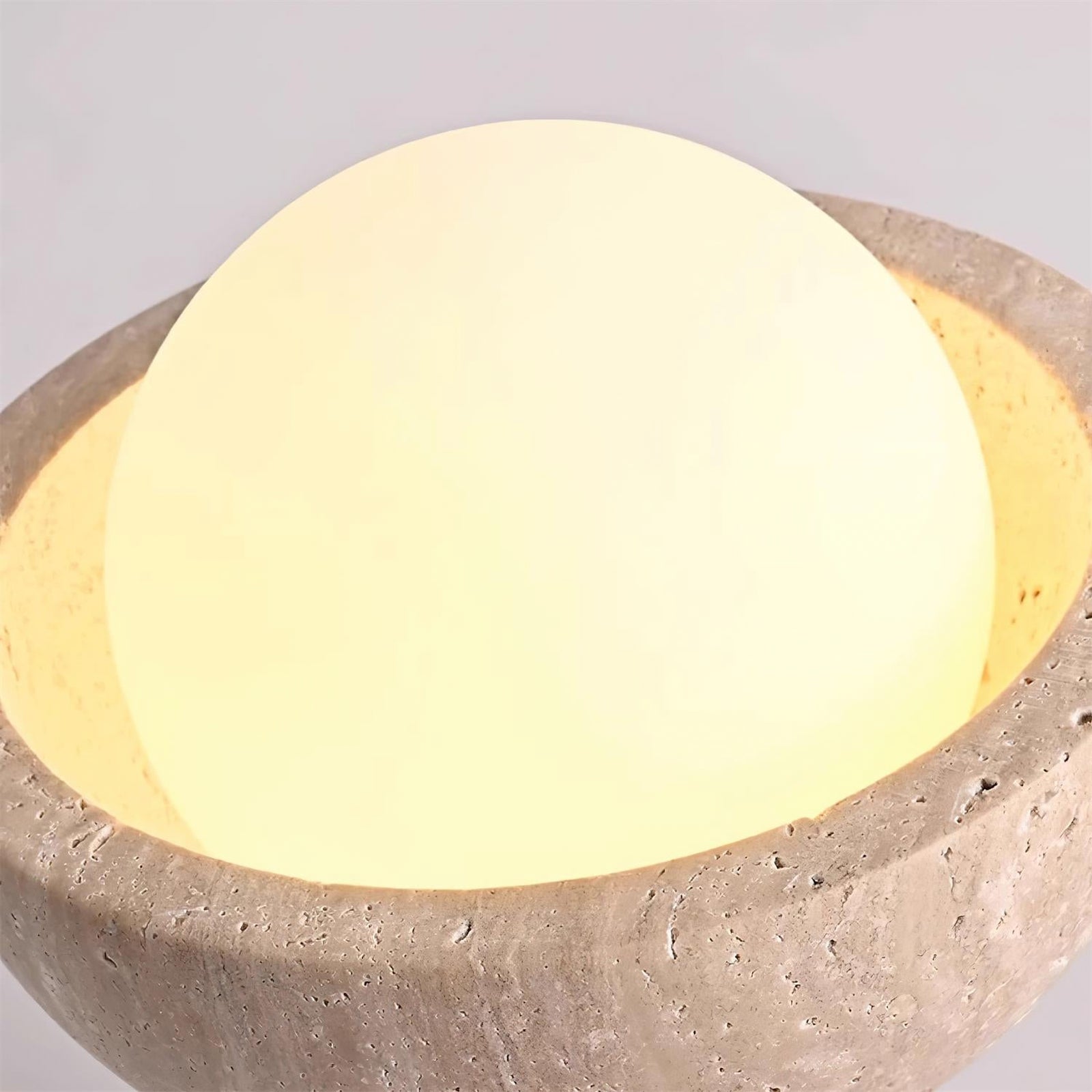 Travertine Flush Mount Ceiling Light - Cueteks