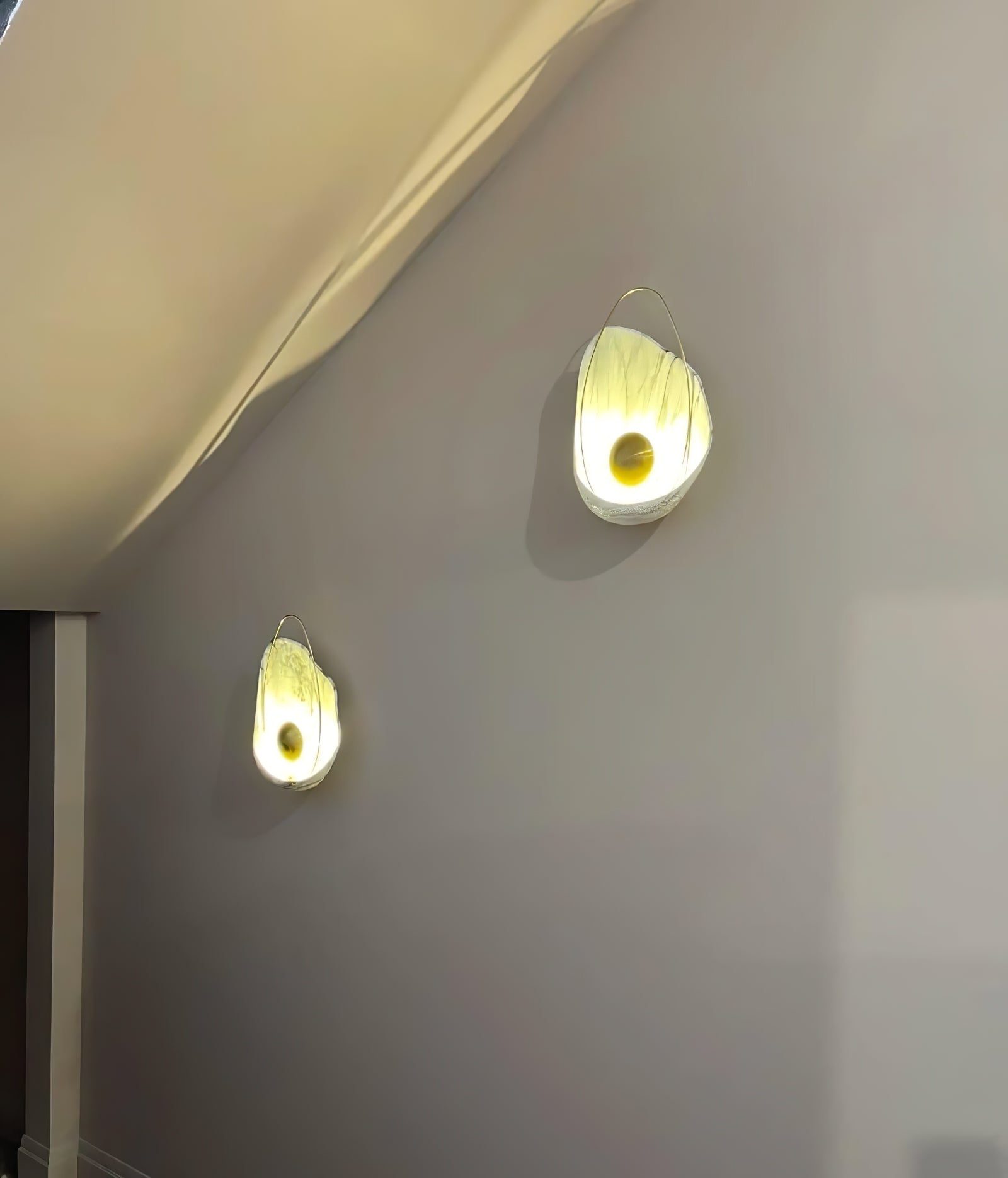 Artisan Shell Marble Wall Sconce - Cueteks