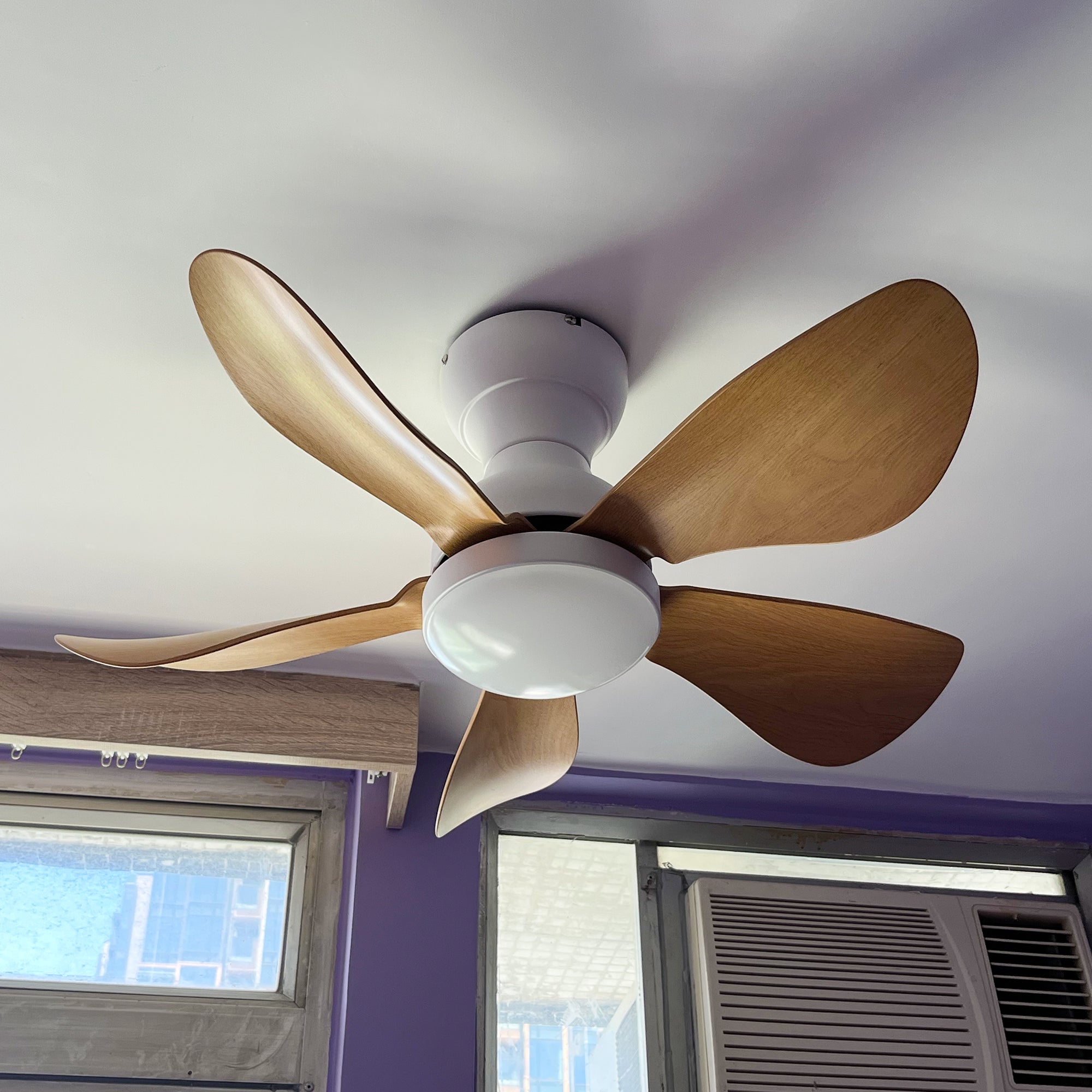 Embedded Five-Blade Fan Light - Cueteks