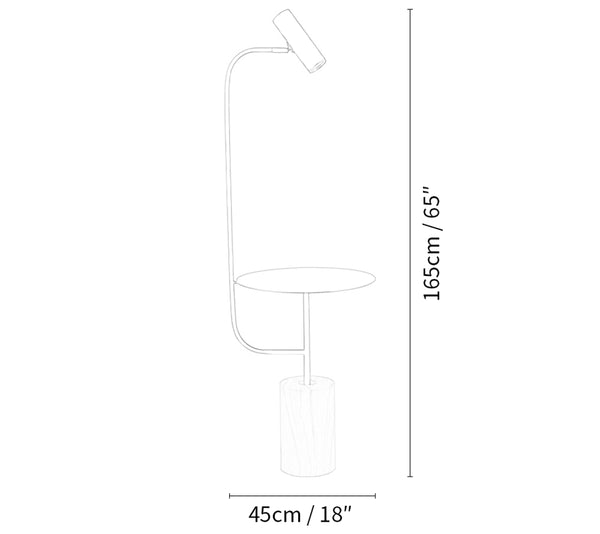 Pedestal Floor Lamp