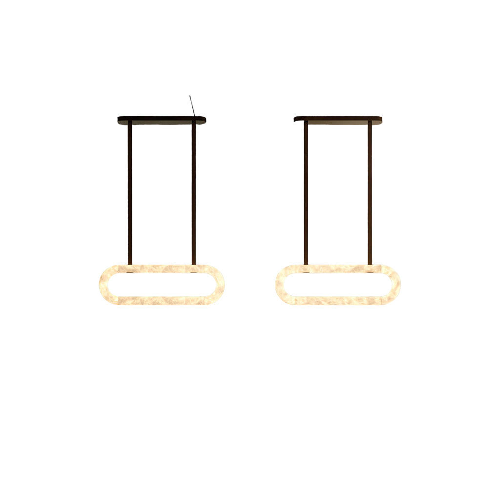 ODDA Snow Gypsum Pendant Light - Cueteks
