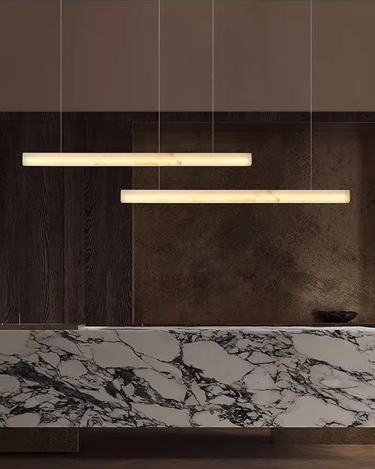 Linear Alabaster Pendant Light - Cueteks