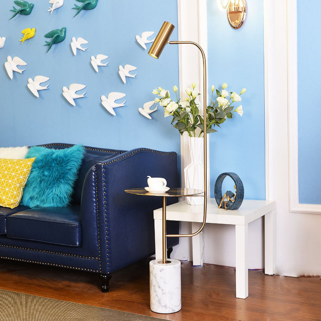 Pedestal Floor Lamp - Cueteks