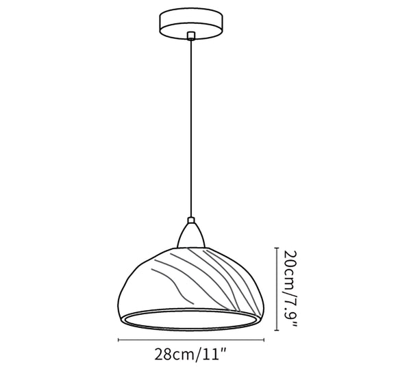Retro Cement Pendant Lamp