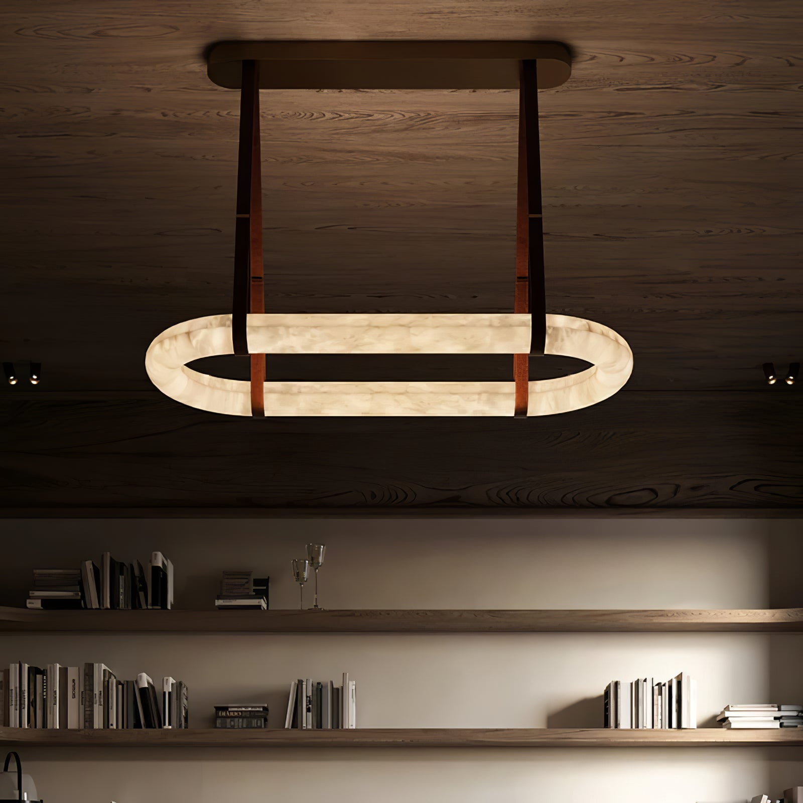 ODDA Snow Gypsum Pendant Light - Cueteks