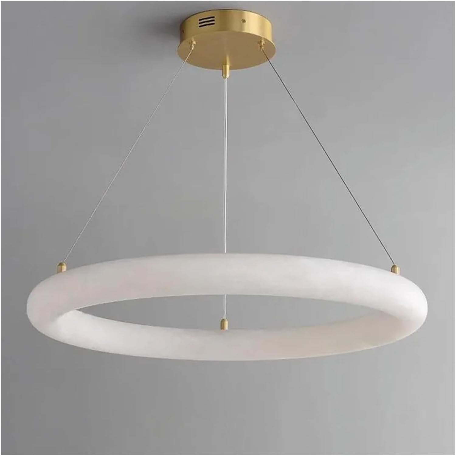 Halo Alabaster Pendant Light - Cueteks