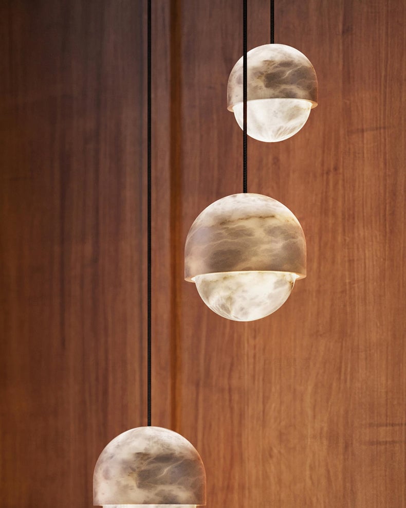 Alabaster Marble Small  Pendant Light - Cueteks