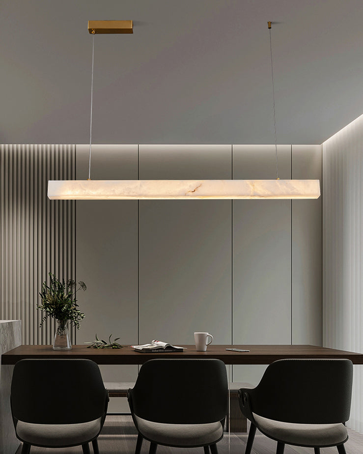 Linear Alabaster Pendant Light - Cueteks