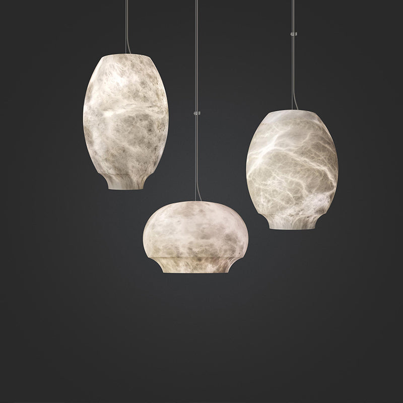 Alabaster Marble Small  Pendant Light - Cueteks