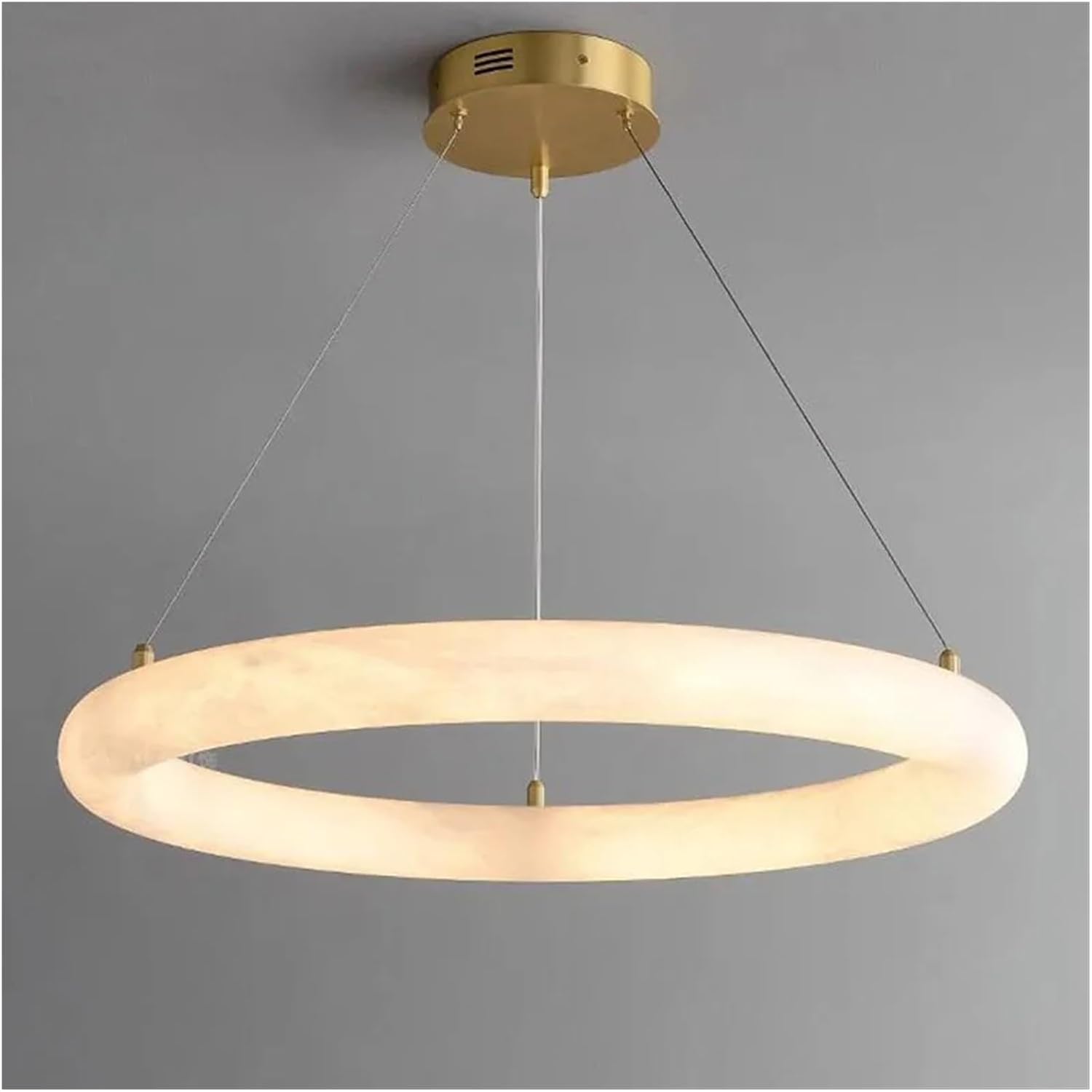 Halo Alabaster Pendant Light - Cueteks
