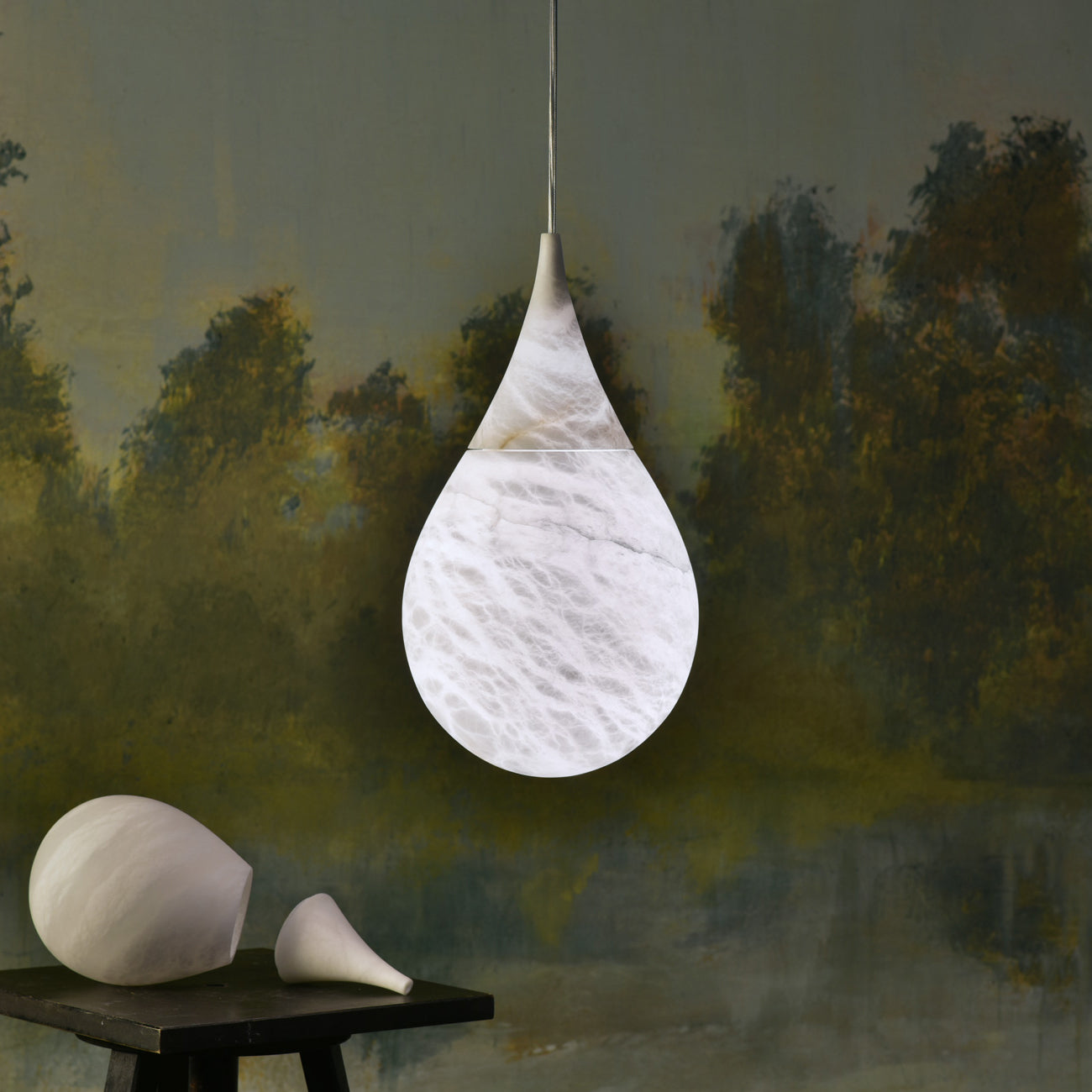 Alabaster Marble Small  Pendant Light - Cueteks