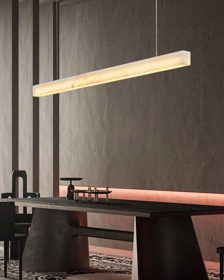 Linear Alabaster Pendant Light - Cueteks