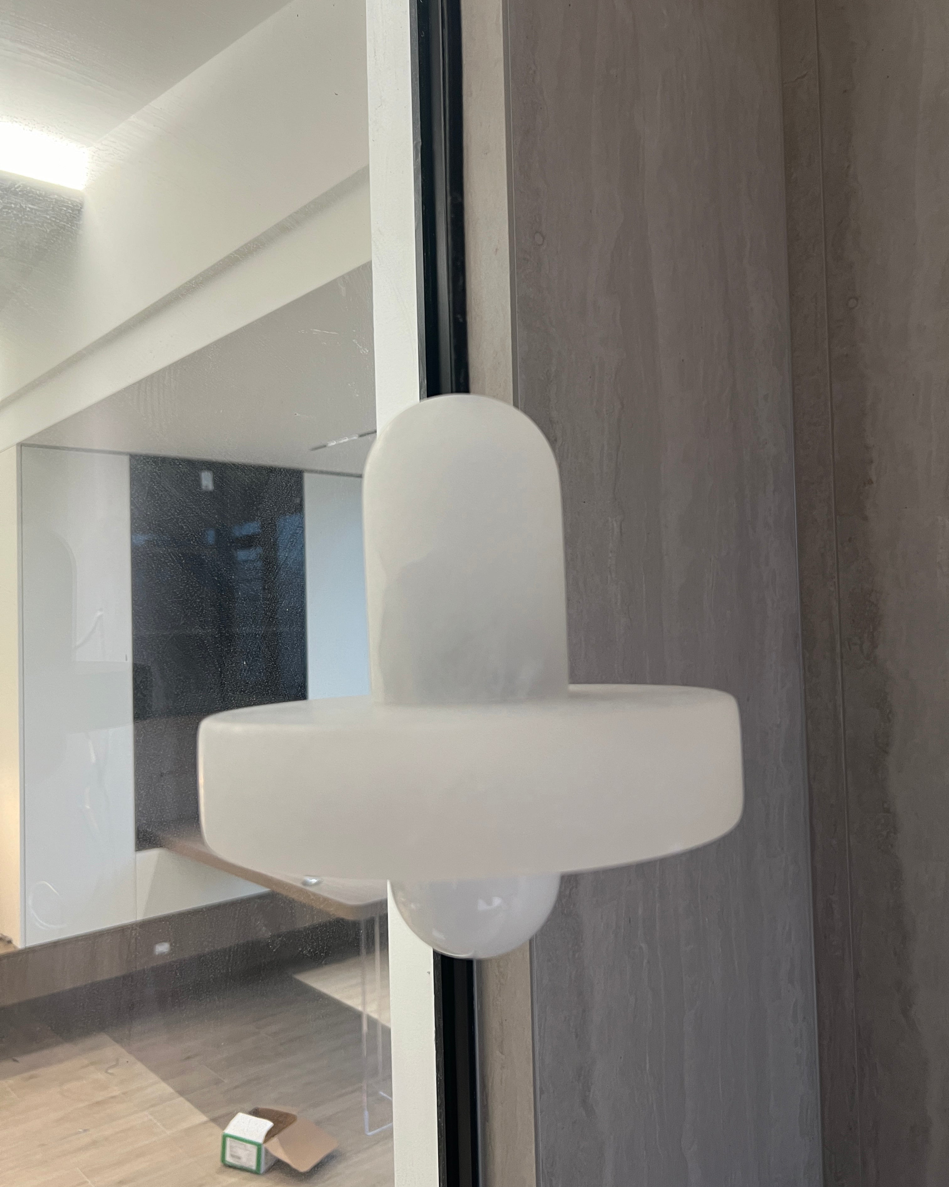 Modern White Marble Pendant Light - Cueteks