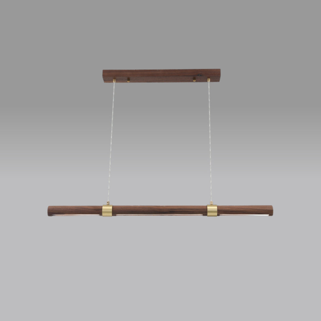 Linear Wood LED Pendant lamp - Cueteks