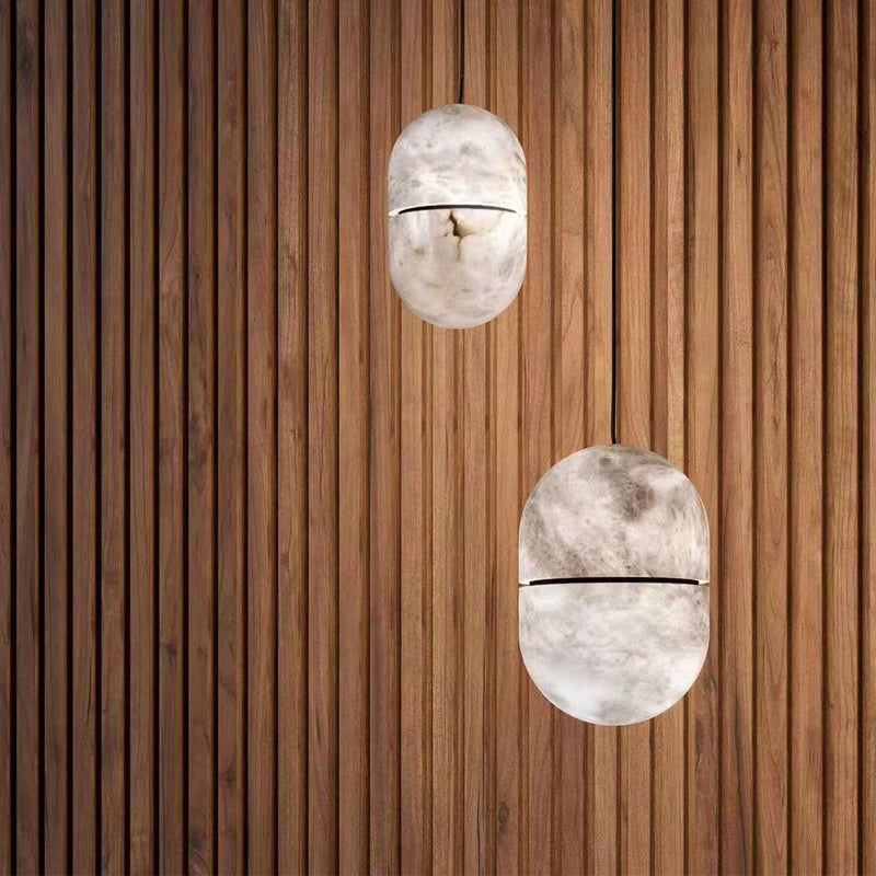 Alabaster Marble Small  Pendant Light - Cueteks