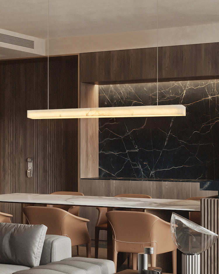 Linear Alabaster Pendant Light - Cueteks