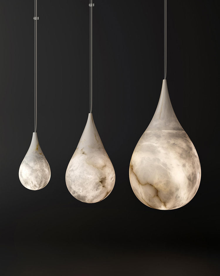 Alabaster Marble Small  Pendant Light - Cueteks