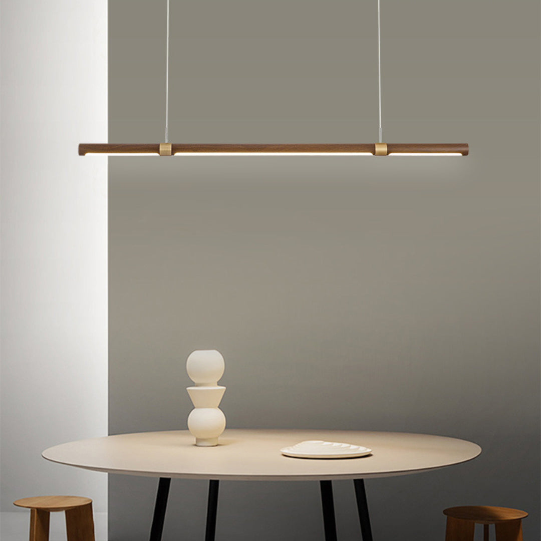 Linear Wood LED Pendant lamp - Cueteks
