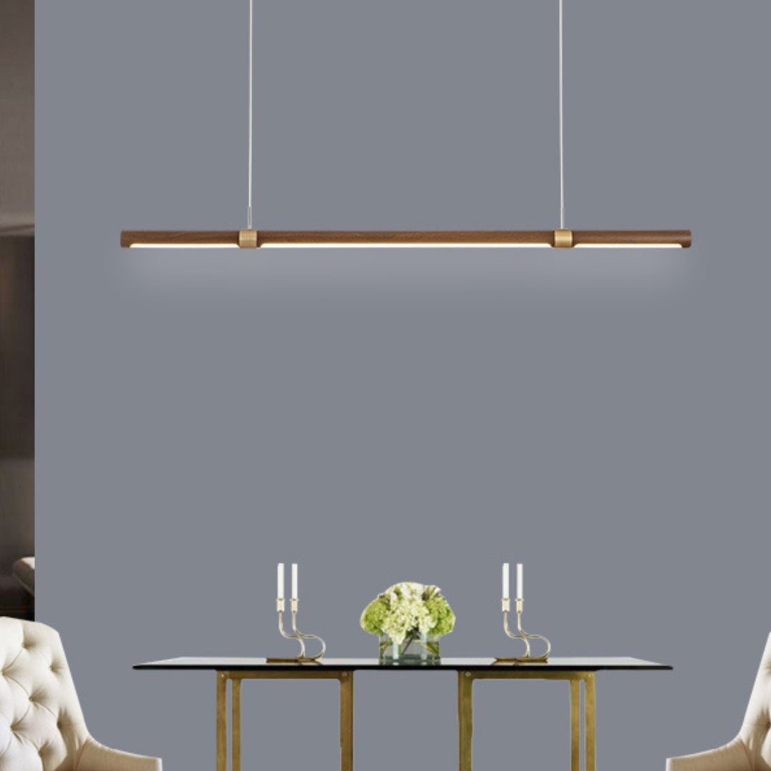 Linear Wood LED Pendant lamp - Cueteks