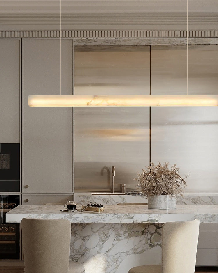 Linear Alabaster Pendant Light - Cueteks