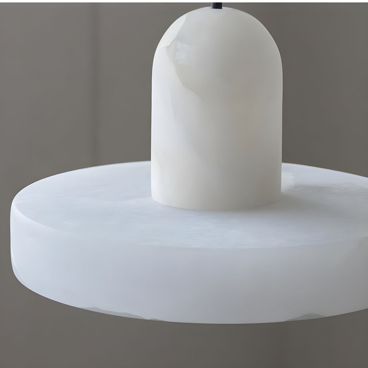 Modern White Marble Pendant Light - Cueteks