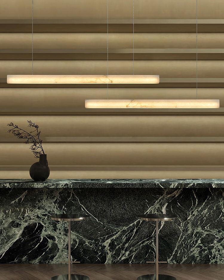 Linear Alabaster Pendant Light - Cueteks