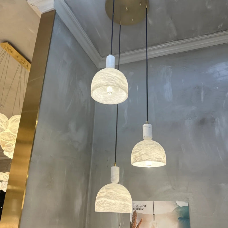 Alabaster Marble Small  Pendant Light - Cueteks