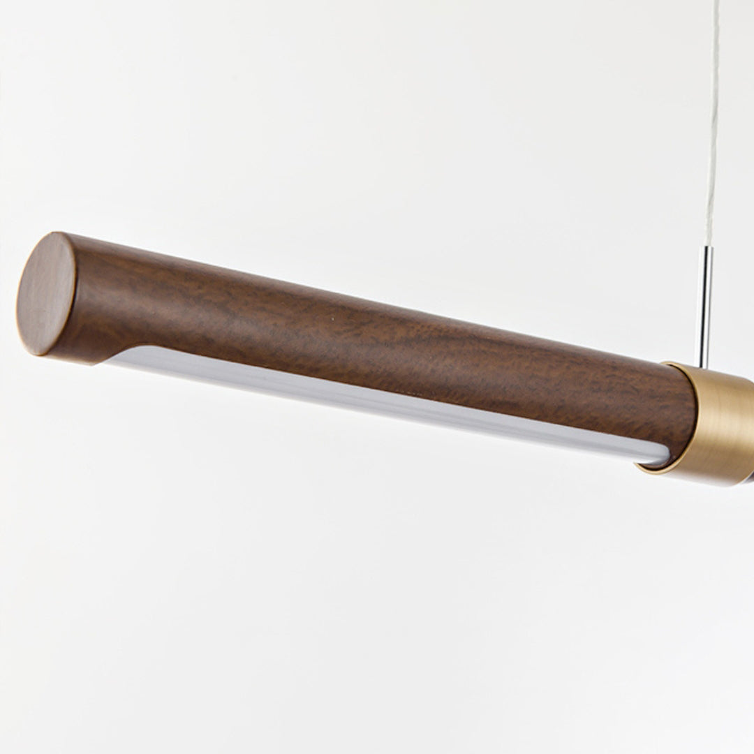 Linear Wood LED Pendant lamp - Cueteks