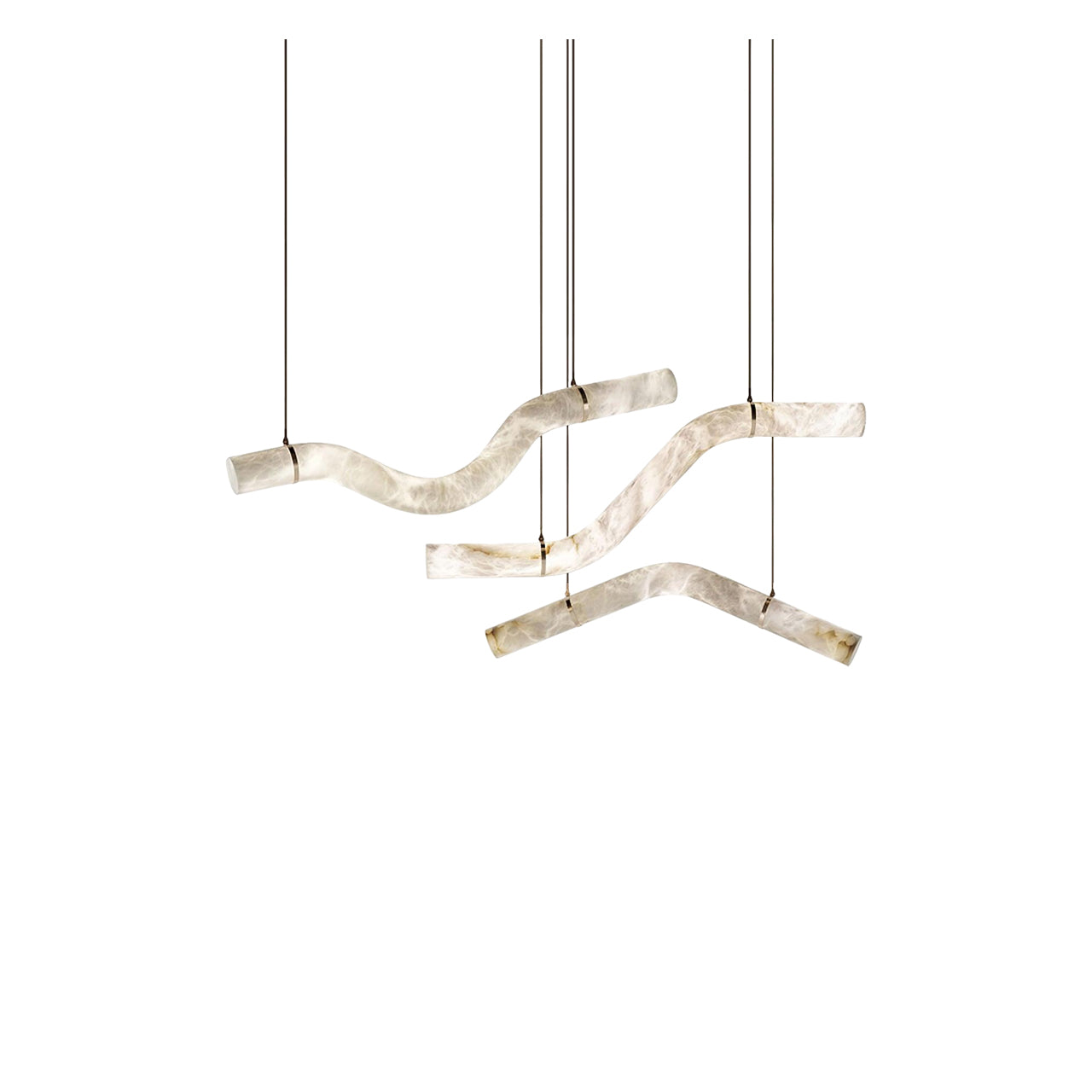 Alabaster LIBERTY Chandelier - Cueteks