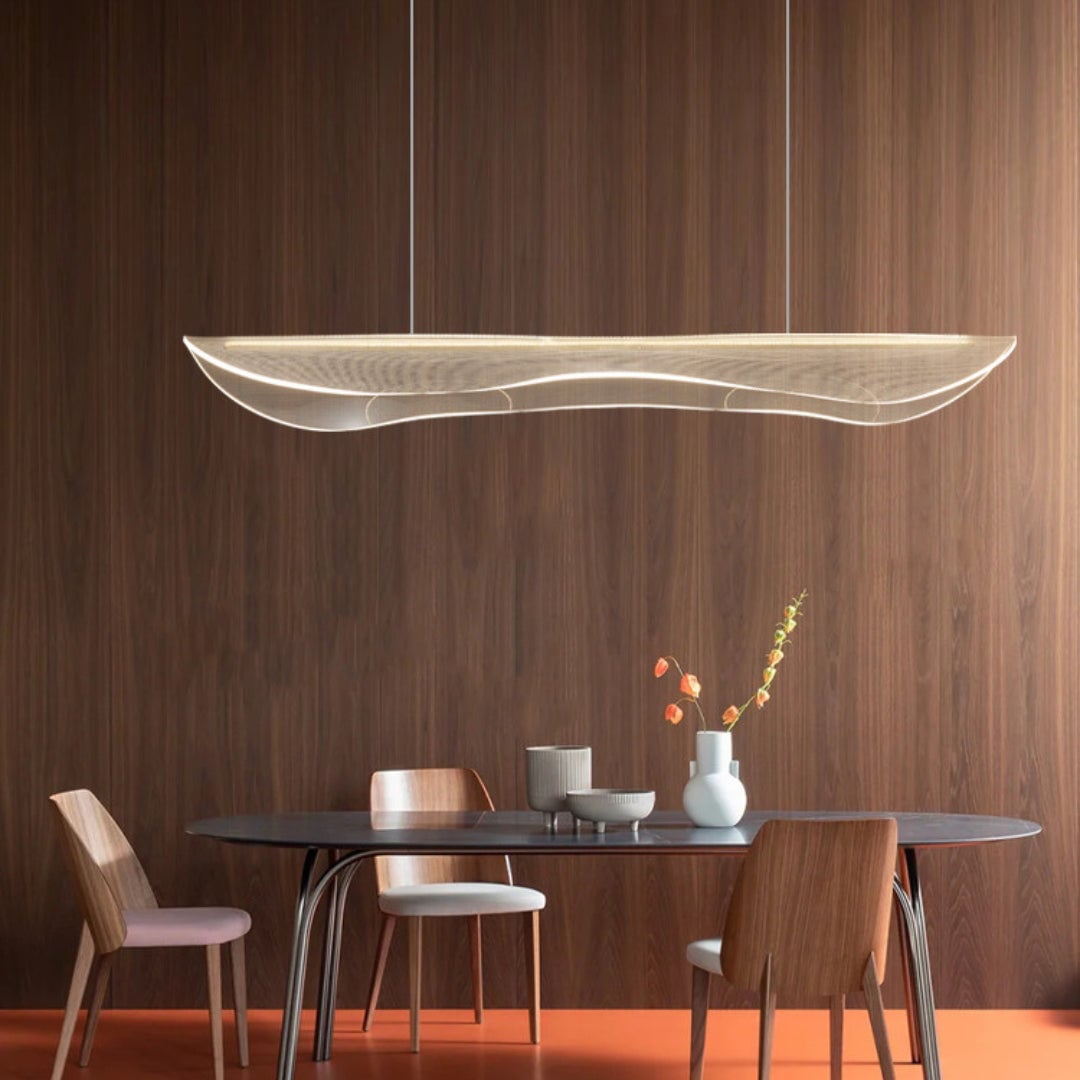 Blk Dining Room Acrylic Chandelier - Cueteks
