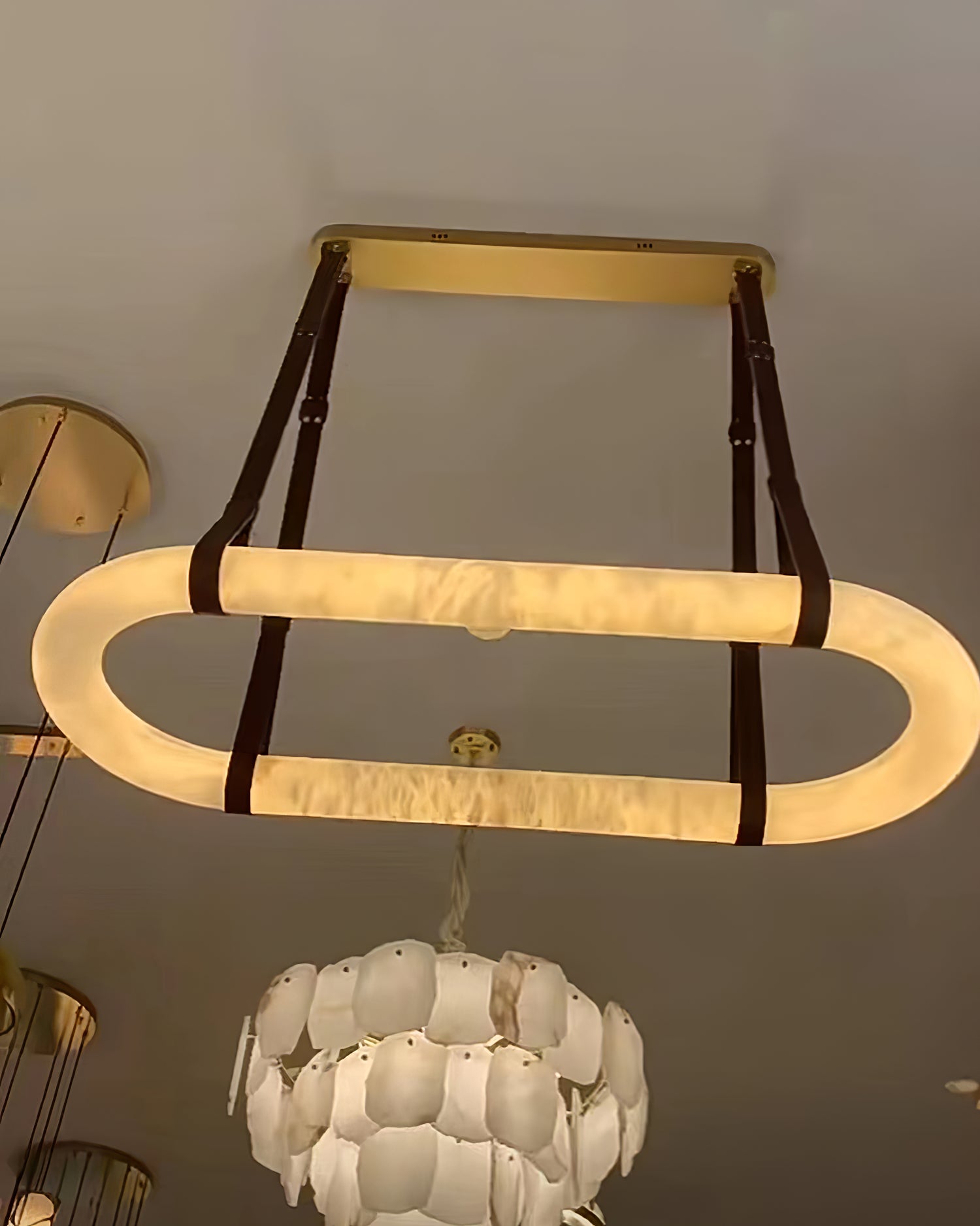 ODDA Snow Gypsum Pendant Light - Cueteks